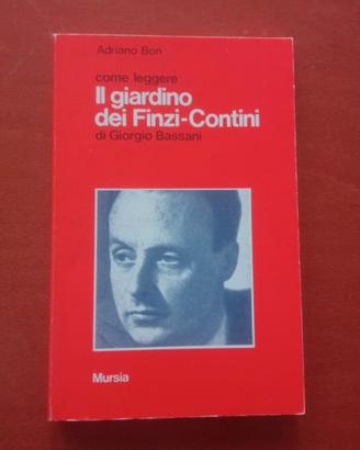 Libro "Come leggere il giardino dei Finzi-Contini"