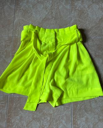 Shorts Mangano giallo fluo – taglia 38 IT
