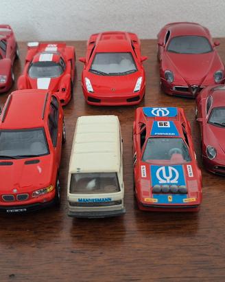 Lotto 13 Modellini Auto Collezione