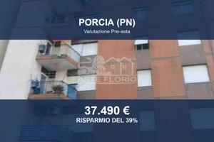 Immobile in asta di 85 m² con box auto a Porcia