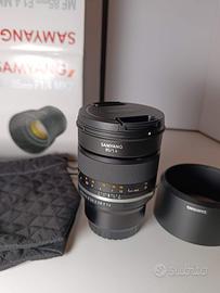 Obiettivo Samyang MF 85mm F1.4 MK2 per Fuji X