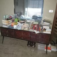 Cassettiera con 6 scomparti e specchio da parete