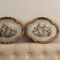 Quadri coppia di putti