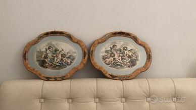 Quadri coppia di putti