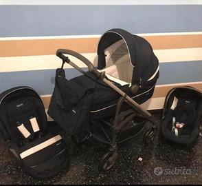 Set trio Inglesina+basi isofix+ombrello+borsa