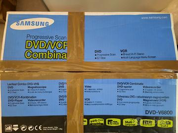 Samsung DVD-V6800 DVD/VHS combo con scatola