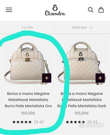 Borsa in pelle italiana Elisendra