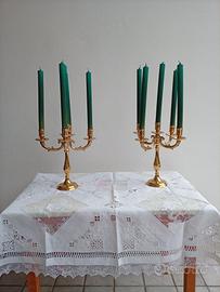 candelabri ottone 