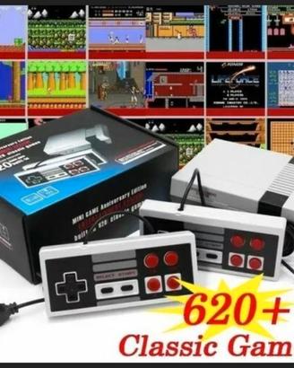 Mini console retro 620 giochi classica 2 controlle