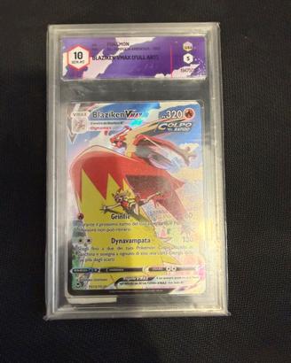 Pokémon Blaziken VMAX TG15/TG30 GRAAD 10