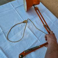 Lampada vintage architetto tavolo snodabile epoca 