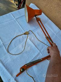 Lampada vintage architetto tavolo snodabile epoca 