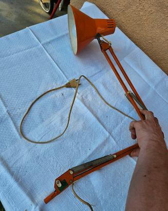 Lampada vintage architetto tavolo snodabile epoca 