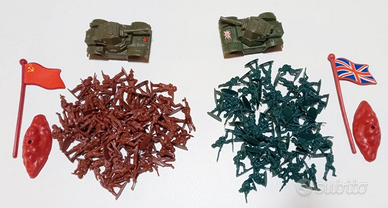 Soldatini HONG KONG - RUSSI + INGLESI con mezzi