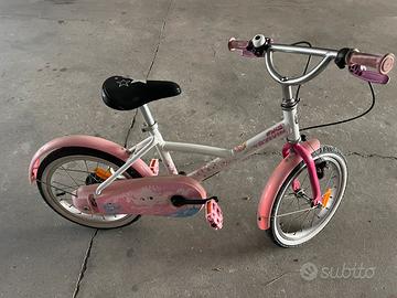 BICICLETTA PER BAMBINA raggio 16
