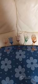5 bicchieri vintage Dogi