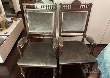 Poltrone gemelle Antiquariato