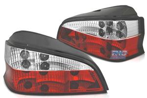 FANALI PEUGEOT 106 96-03 ROSSO BIANCO