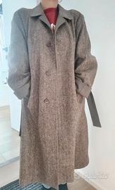 Cappotto Vintage Reversibile Spine di Pesce marron