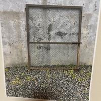 CANCELLO IN FERRO CON RETE