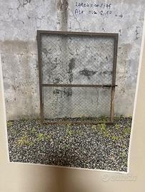 CANCELLO IN FERRO CON RETE