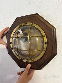 Lampada Applique / Plafoniera Nautica a "Tartaruga