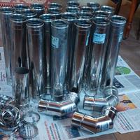 Tubi canna fumaria in acciaio