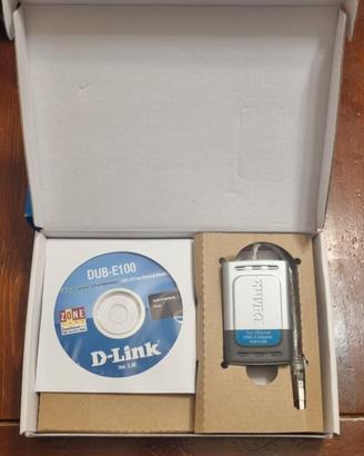 D-Link Ethernet USB 2.0 10/100 Mb Adattatore/Adapt