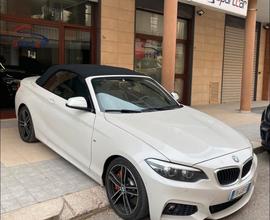Bmw 220d Cabrio MSPORT 190cv STEPTRONIC PELLE NAVY