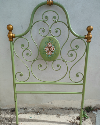 Testata letto in ferro battuto