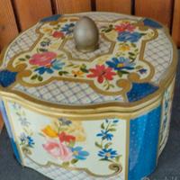 SCATOLA VINTAGE IN LATTA ALEMAGNA MILANO.