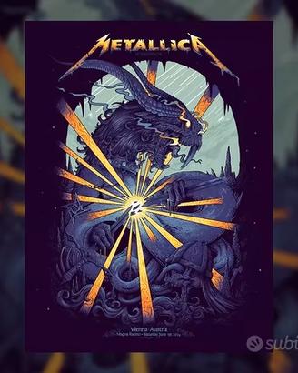 Metallica M72 WT - PopUp Poster Vienna Numbered
