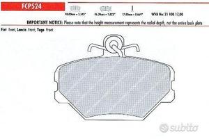 Pastiglie freno sportive FERODO RACING FCP524