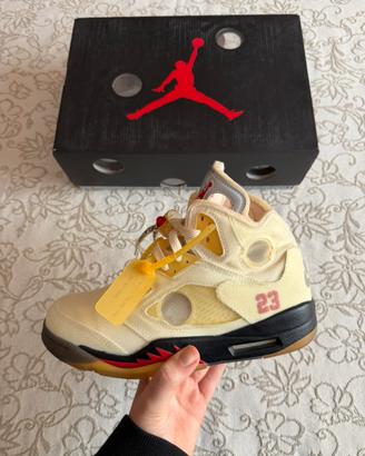 Air jordan 5 x Off-White “Sail” 2020