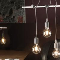 Lampadario a sospensione wire a 4 luci nuovo