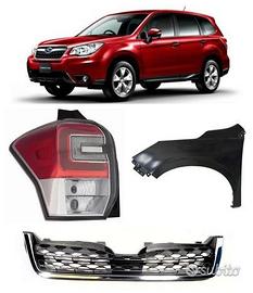 Subaru Forester musata cofano parafango fanale 13-