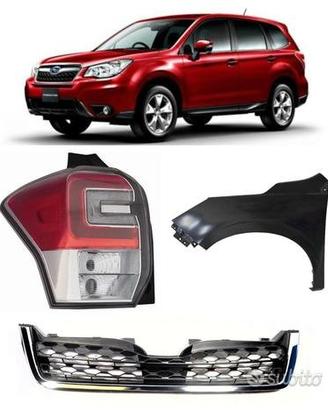 Subaru Forester musata cofano parafango fanale 13-