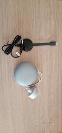 Chromecast e Google Home Mini