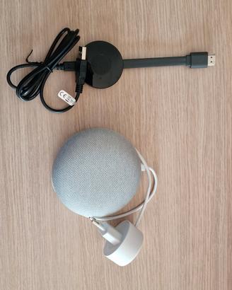 Chromecast e Google Home Mini