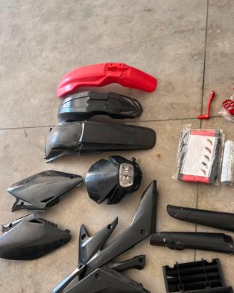 Plastiche e accessori  honda crm hm crf