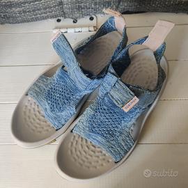 Sandali casual effetto denim 34