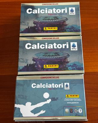 3 box calciatori panini