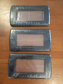 3 Placche Vimar Idea Rondò Nere Metallo 16754 4M