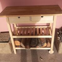 mobile carrello ikea con ruote