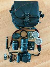 Reflex Canon 60D+obiettivi+accessori