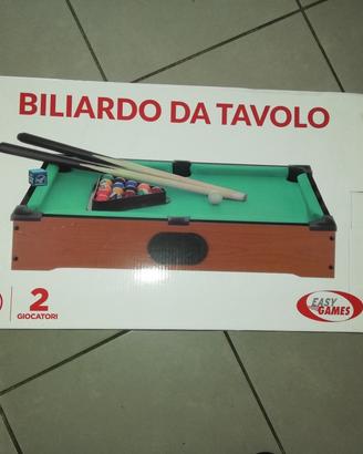 biliardo da tavolo gioco