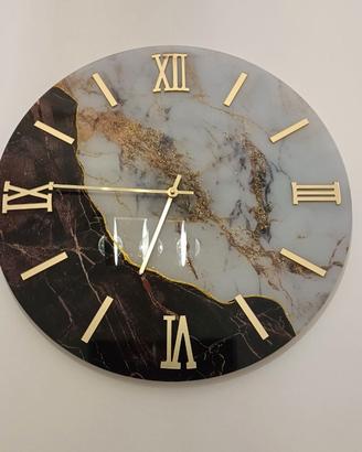 Orologio da parete artigianale in Resina