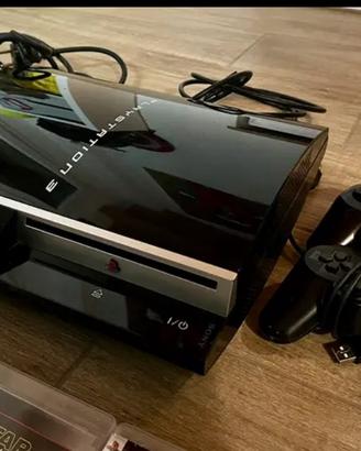 PS3 fat+2 joypad +2 mic+2  move+Eyes+14 Giochi