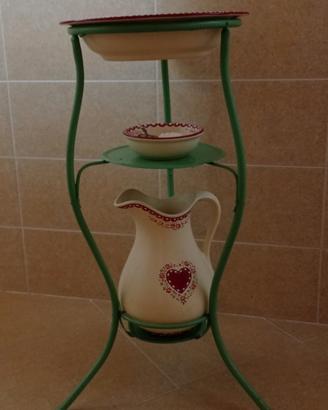 Set Lavabo Vintage Shabby Chic, marca Bassano