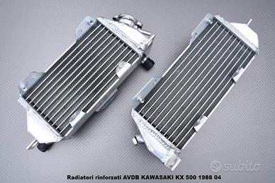 Radiatori rinforzati AVDB KAWASAKI KX 500 1988 04